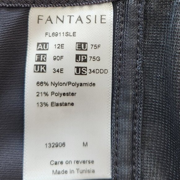 Dark gray - Fantasie brand bra size 34DDD will fit 32G - Picture 2 of 2